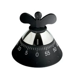 Alessi Kitchen Timer, Black
