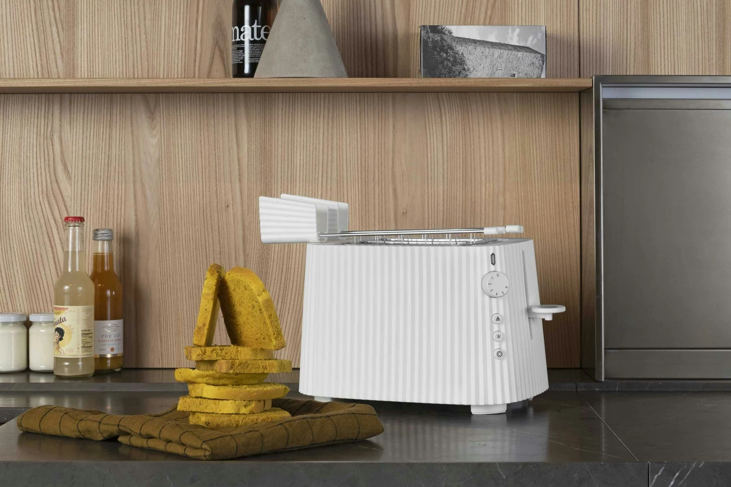 Alessi Plisse Rooster, Wit 2 Alessi Plisse Rooster, Wit - Afbeelding 2