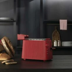 Alessi Plissé Toaster, Rood -Default Template 4 alessi plisse toaster 2 plakken 3