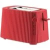 Alessi Plissé Toaster, Rood
