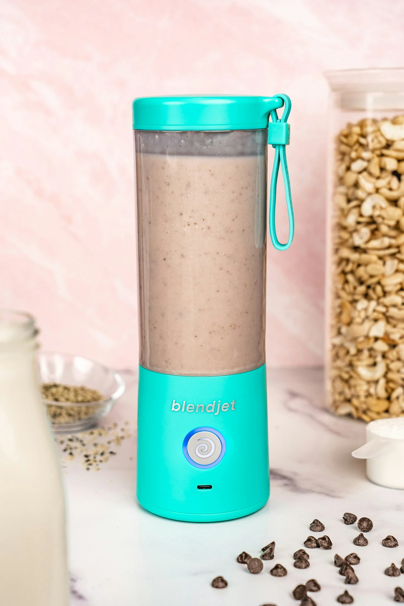 BlendJet 2 Blender Draagbaar, Mint Groen 2 BlendJet 2 Blender Draagbaar, Mint Groen - Afbeelding 2