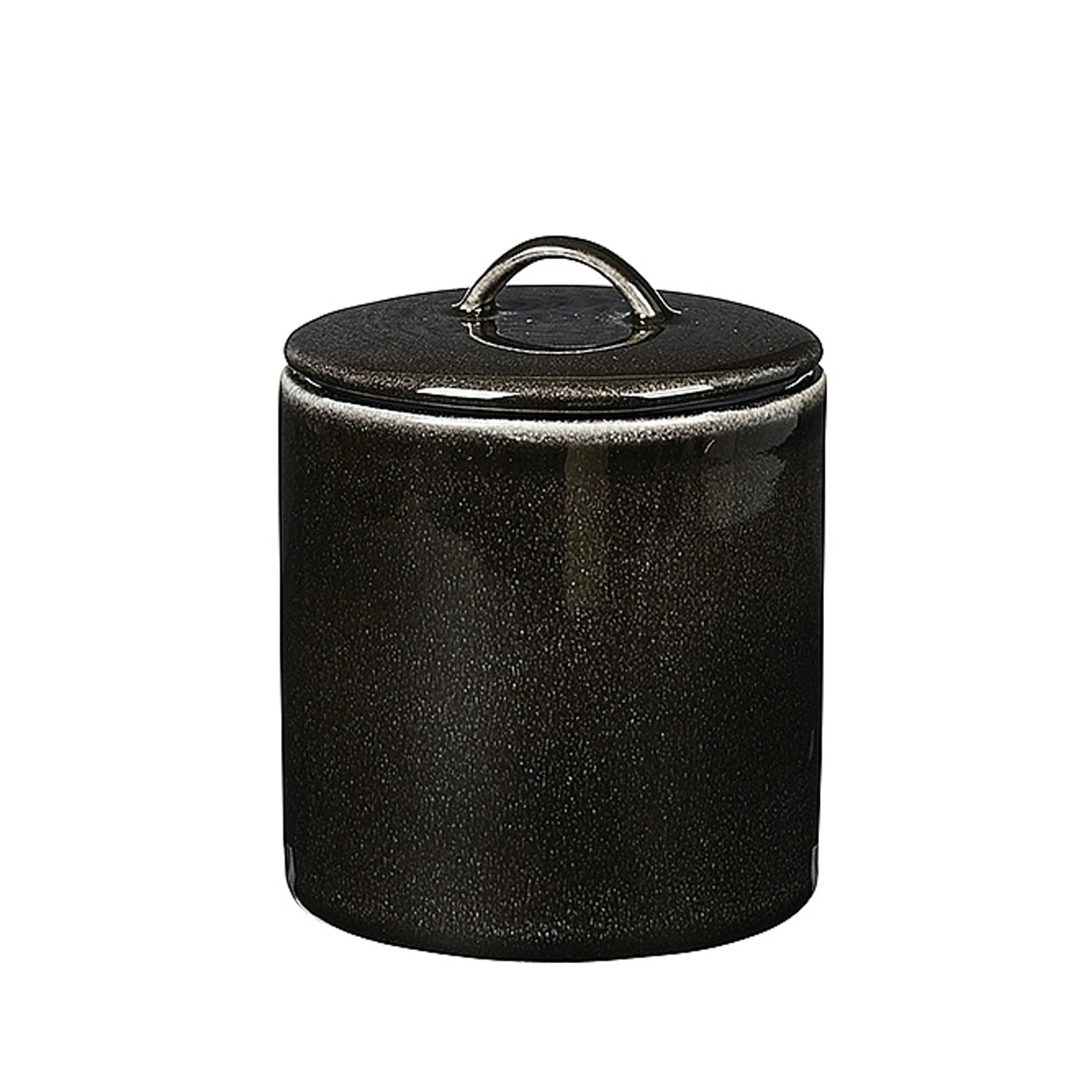 Broste Copenhagen Nordic Coal Jar With Lid, 1 L 1 Broste Copenhagen Nordic Coal Jar With Lid, 1 L