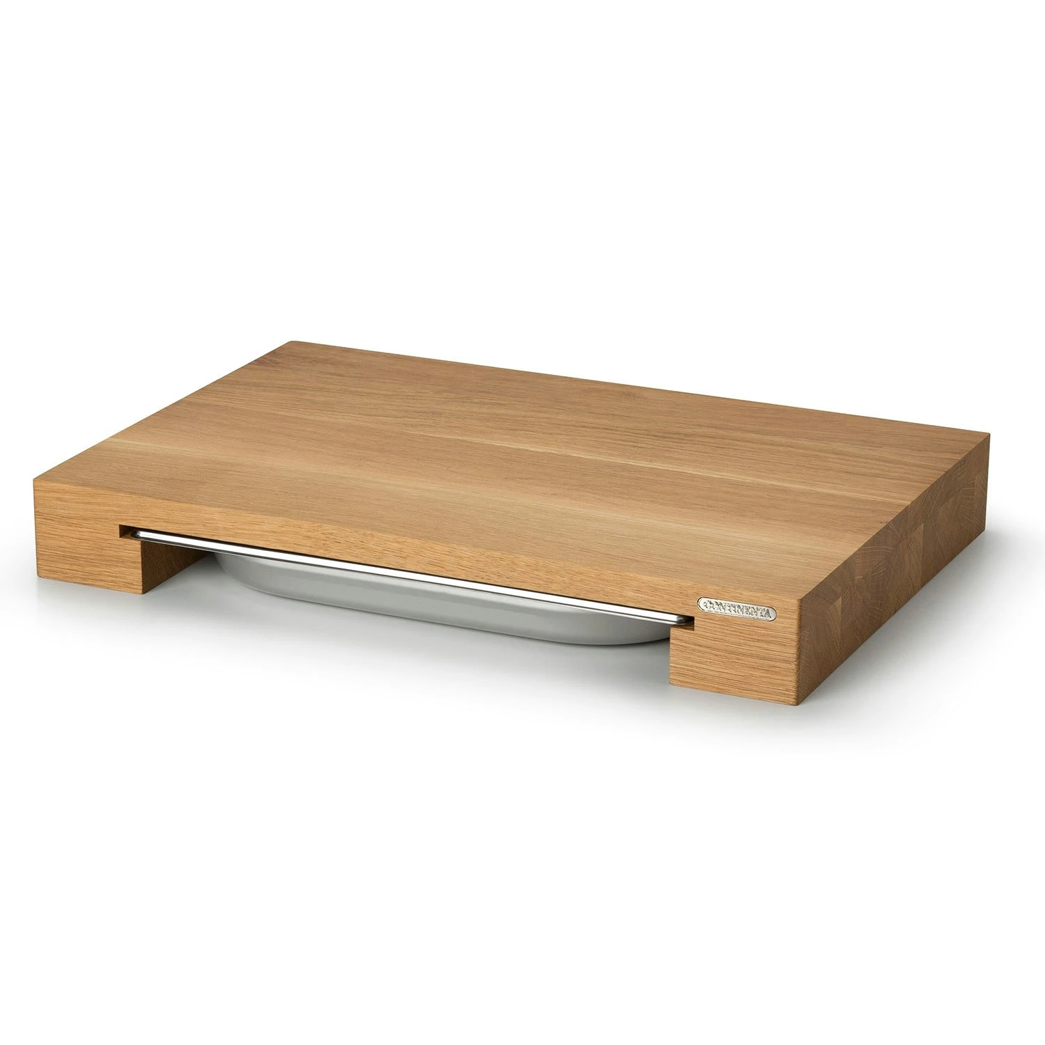 Continenta Snijplank Met Blik, 39x27x6 Cm 1 Continenta Snijplank Met Blik, 39x27x6 Cm