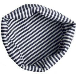 Narrow Stripe Broodmand 19x20 Cm, Marineblauw