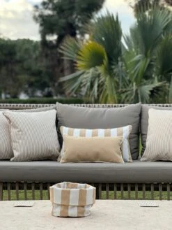 Wide Stripe Broodmand 19x20 Cm, Beige -Default Template 4 diyti wide stripe broodmand 19x20 cm 6