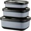 Dorre Fafa Storage Box For Food 3pcs Black