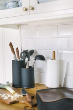 Dorre Wide Knife Blocks & Utensil Holder, Black 6 Dorre Wide Knife Blocks & Utensil Holder, Black -Default Template 4 dorre wide knife blocks utensil holder black 5