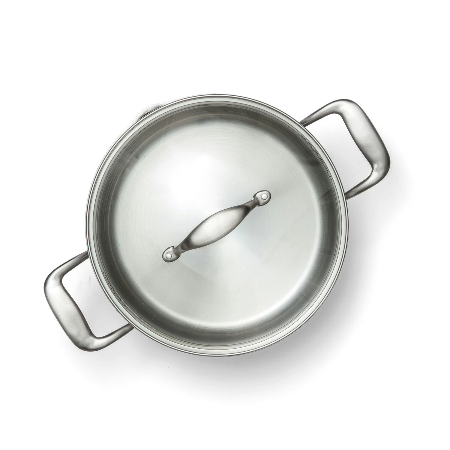 EGO Saucepan With Glass Lid 5 L, Stainless Steel 2 EGO Saucepan With Glass Lid 5 L, Stainless Steel - Afbeelding 2