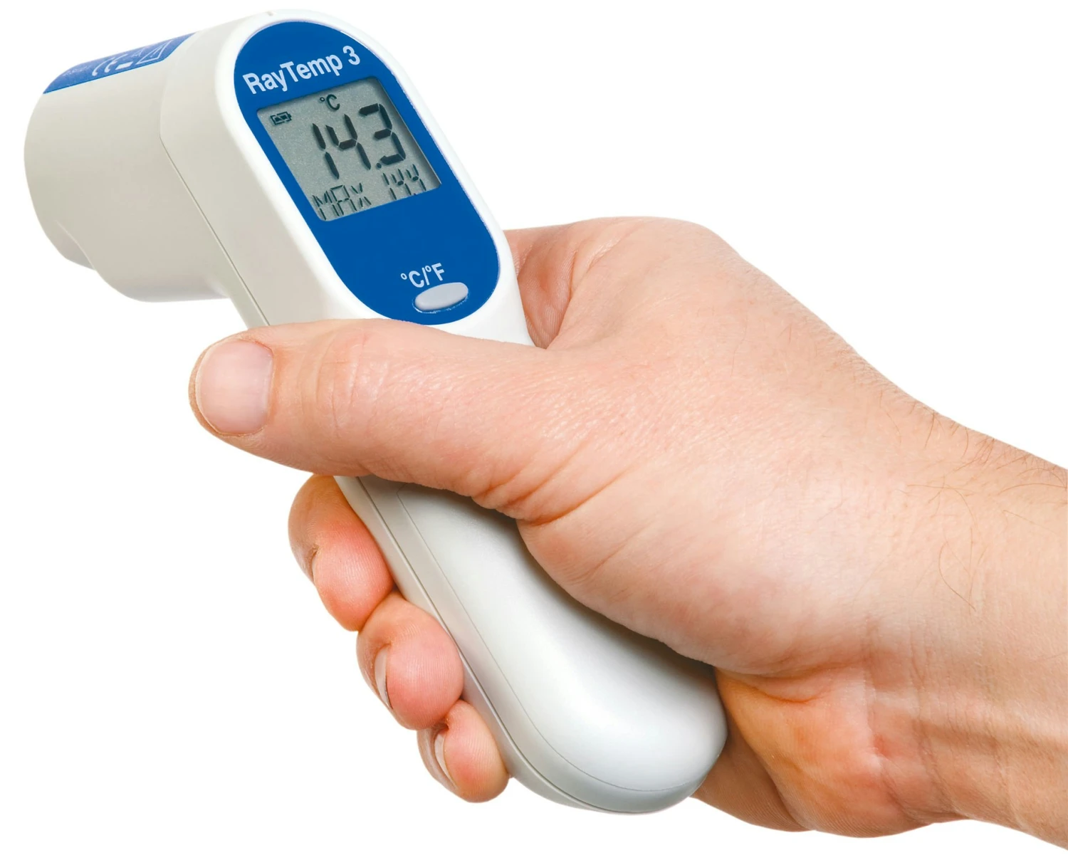 Raytemp 3 Thermometer Met Laser 2 Raytemp 3 Thermometer Met Laser - Afbeelding 2