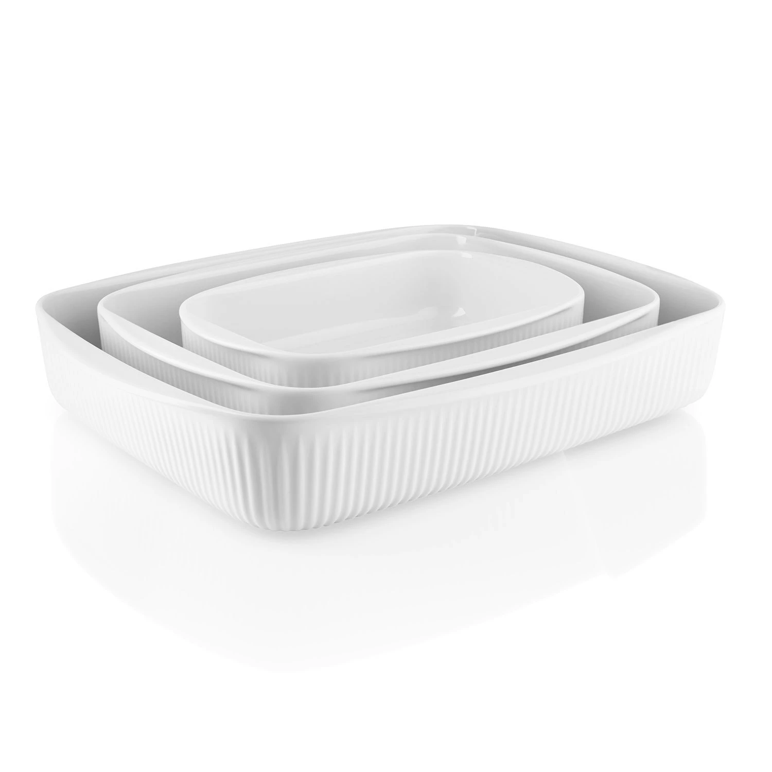Eva Solo Legio Nova Ovenproof Dish White, 30,5x24,5x6 Cm 2 Eva Solo Legio Nova Ovenproof Dish White, 30,5x24,5x6 Cm - Afbeelding 2