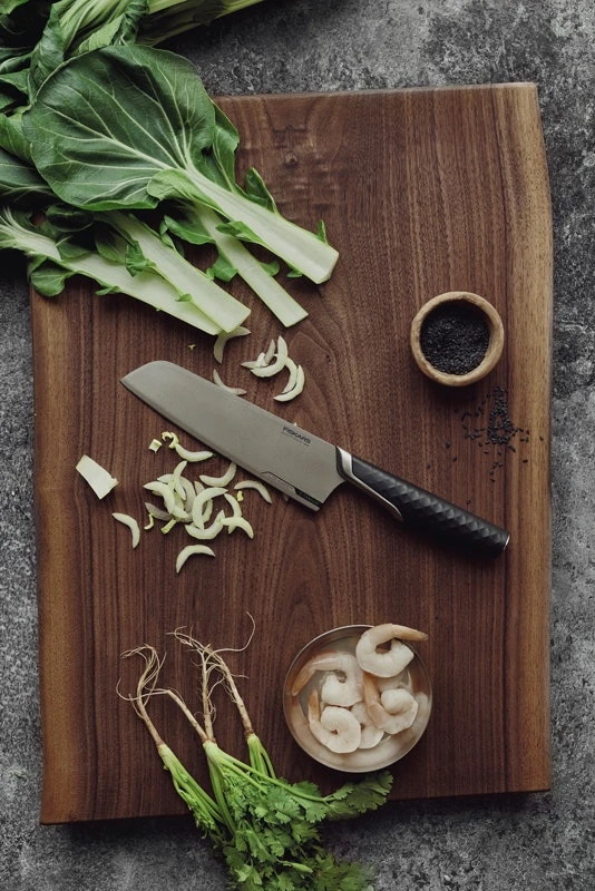 Fiskars Titanium Santoku Knife, 16 Cm 3 Fiskars Titanium Santoku Knife, 16 Cm - Afbeelding 3