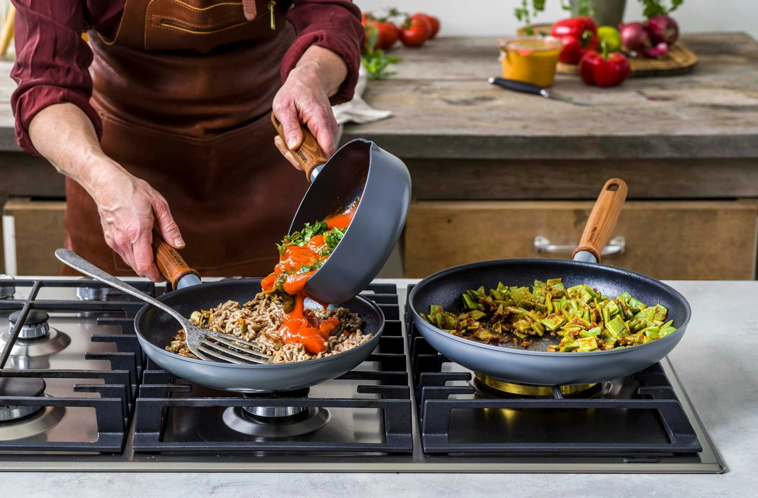 Greenpan Mayflower Koekenpan Donker Houtskool, 24 Cm 2 Greenpan Mayflower Koekenpan Donker Houtskool, 24 Cm - Afbeelding 2