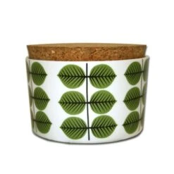 Gustavsberg Berså Jar With Bamboo Lid 32 Cl