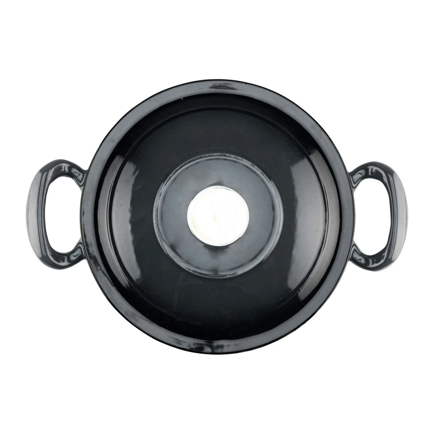 Heirol Big Ear Braadpan Met Deksel Gietijzer 24 Cm / 4 L 2 Heirol Big Ear Braadpan Met Deksel Gietijzer 24 Cm / 4 L - Afbeelding 2