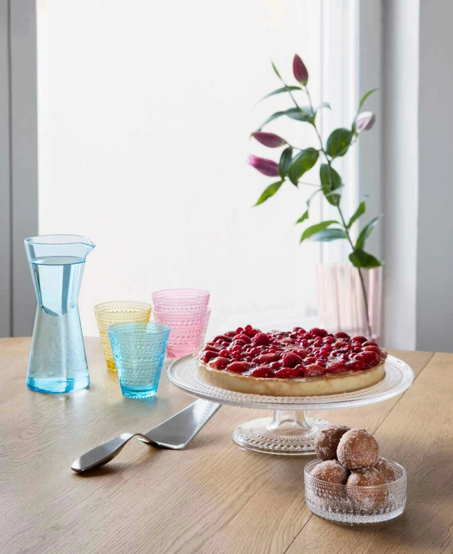 Iittala Kastehelmi Jar 11x5,7cm, Clear 2 Iittala Kastehelmi Jar 11x5,7cm, Clear - Afbeelding 2