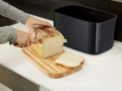 Joseph Joseph Bread Box With Cutting Board, Black 6 Joseph Joseph Bread Box With Cutting Board, Black -Default Template 4 joseph joseph bread bin with bamboo chopping board 13