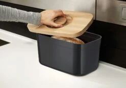 Joseph Joseph Bread Box With Cutting Board, Black 7 Joseph Joseph Bread Box With Cutting Board, Black -Default Template 4 joseph joseph bread bin with bamboo chopping board 14