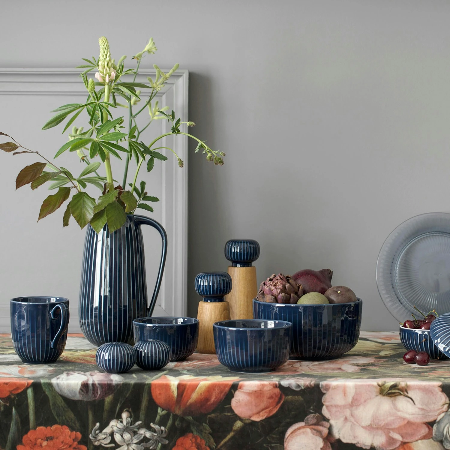 Kähler Hammershøi Spice Mill Small, Indigov 5 Kähler Hammershøi Spice Mill Small, Indigov - Afbeelding 5