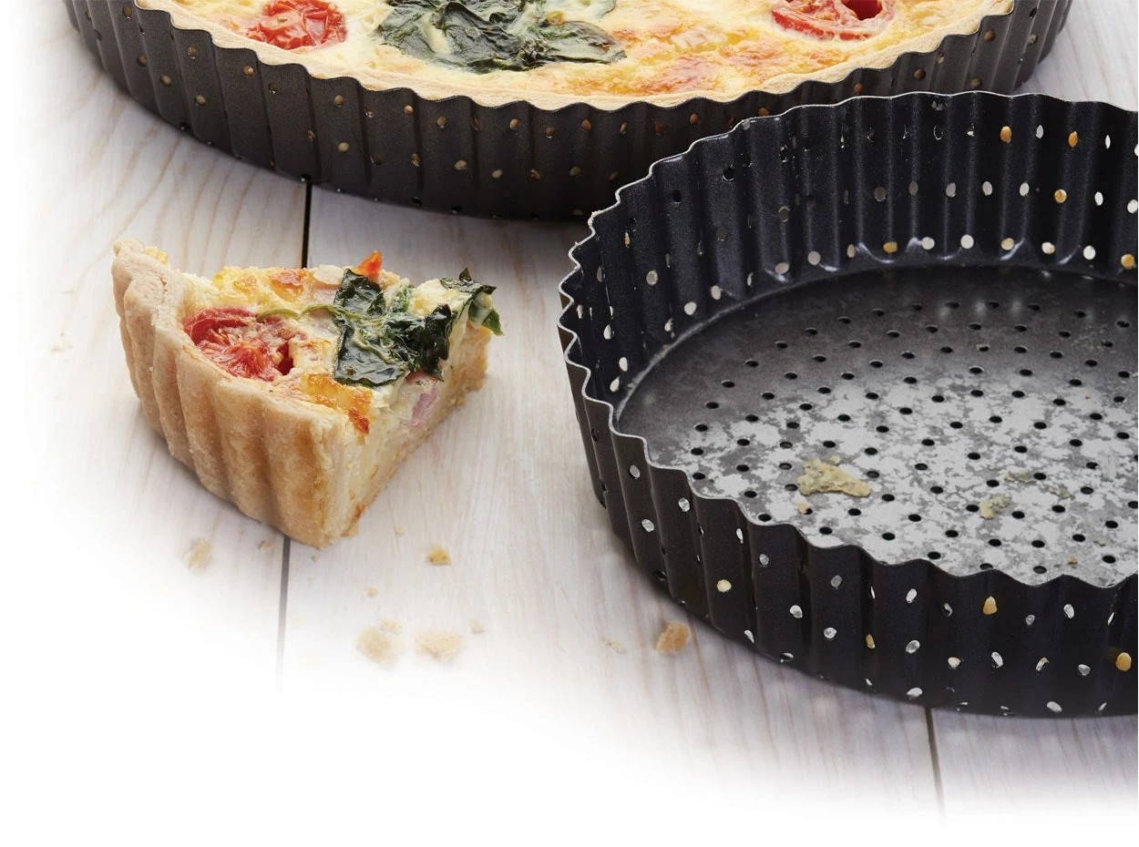 Kitchen Craft Master Class Crusty Non-Stick Fluted Quiche Tin 30 Cm 4 Kitchen Craft Master Class Crusty Non-Stick Fluted Quiche Tin 30 Cm - Afbeelding 4