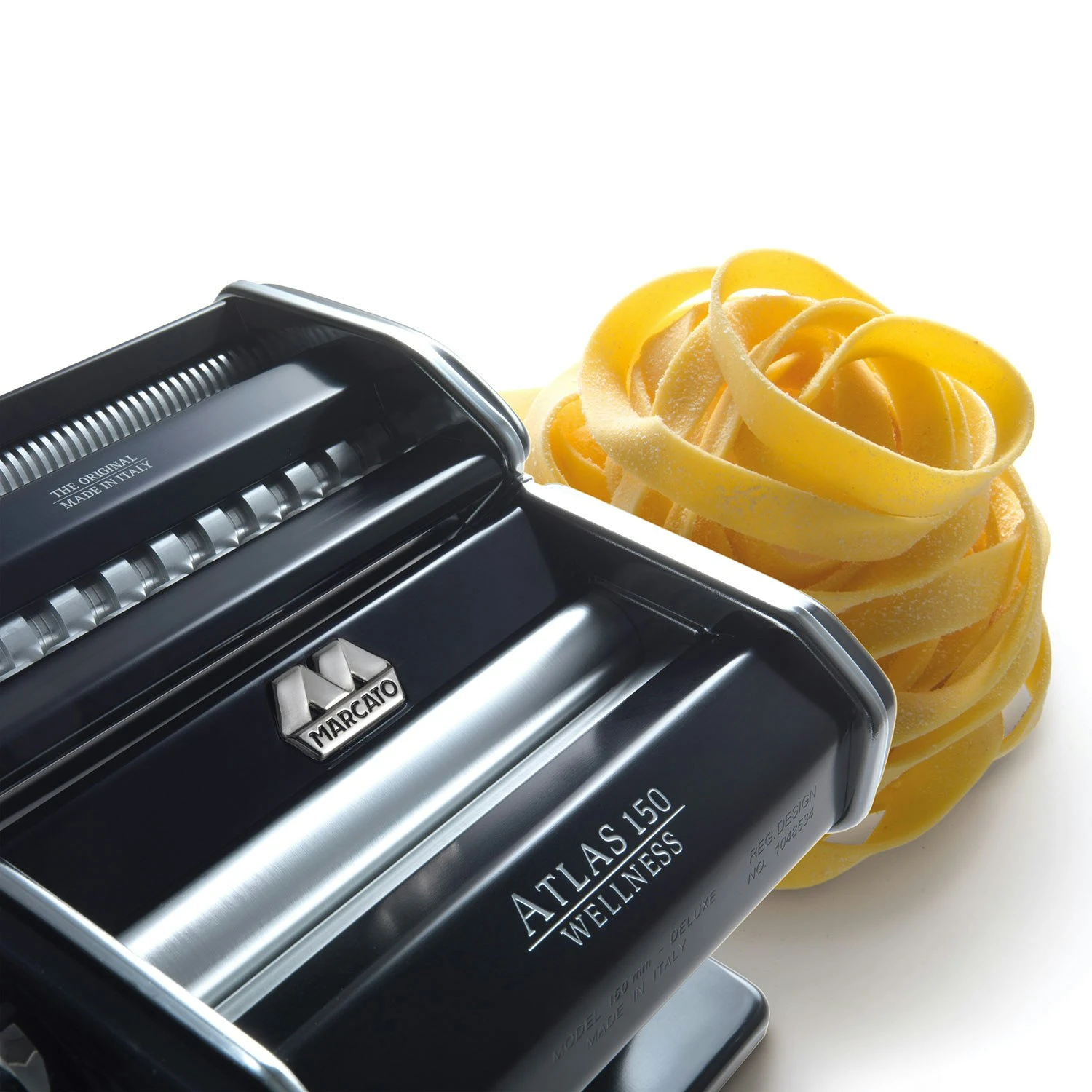 Marcato Atlas 150 Pastamachine, Zwart 4 Marcato Atlas 150 Pastamachine, Zwart - Afbeelding 4