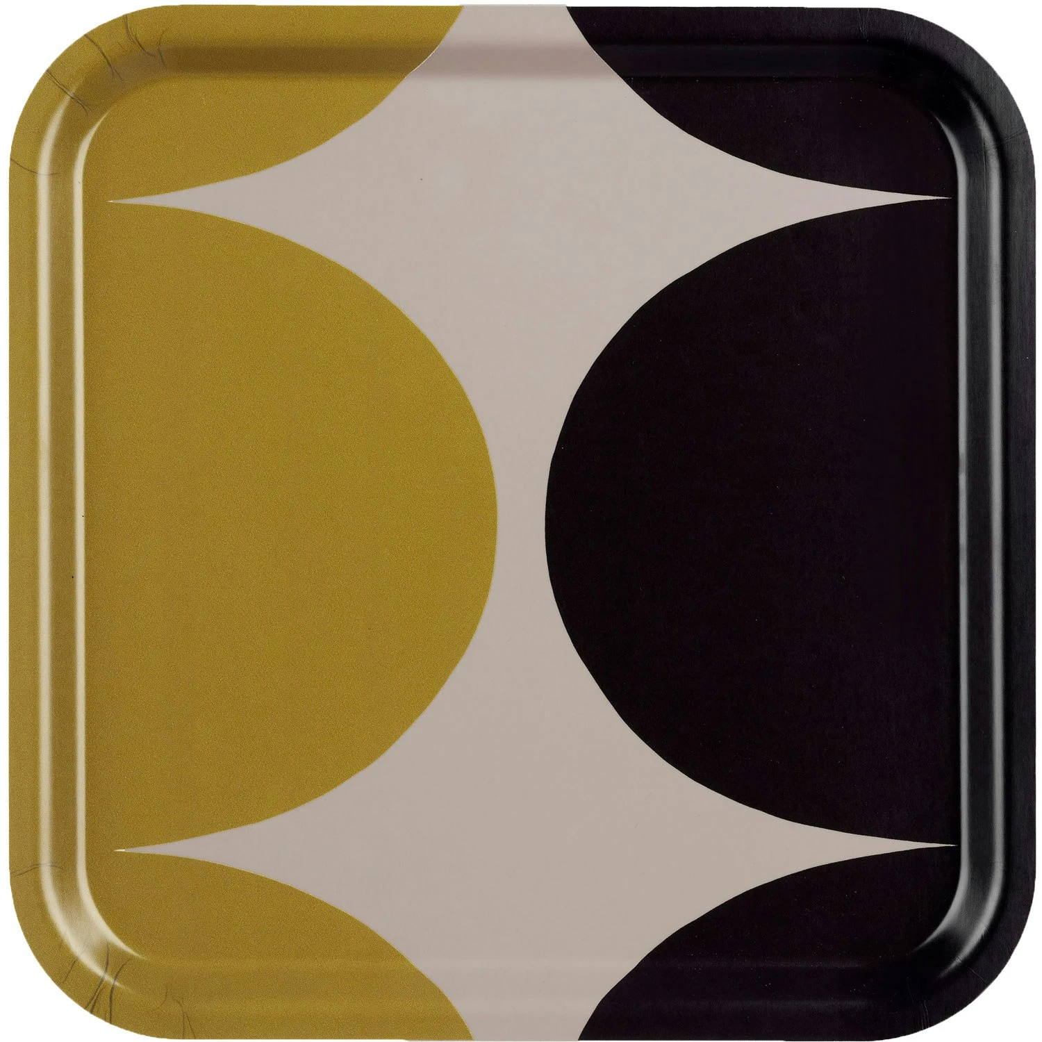 Marimekko Härkä Dienblad 32x32 Cm, Fall Yellow 1 Marimekko Härkä Dienblad 32x32 Cm, Fall Yellow