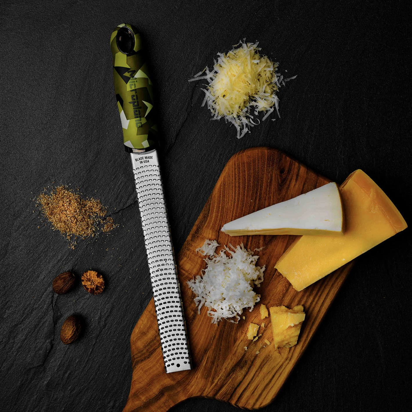 Microplane Premium Classic Zesteur, Camouflagegroen 2 Microplane Premium Classic Zesteur, Camouflagegroen - Afbeelding 2