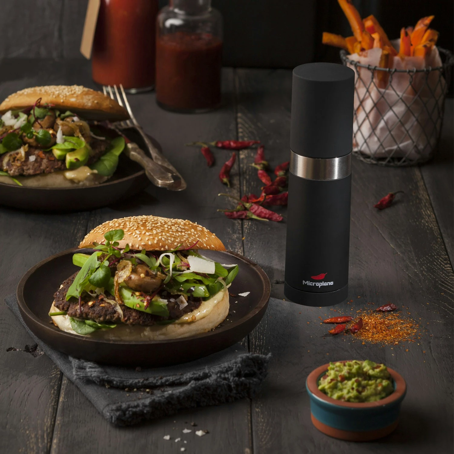 Microplane Spice Mill Chili, Black 5 Microplane Spice Mill Chili, Black - Afbeelding 5