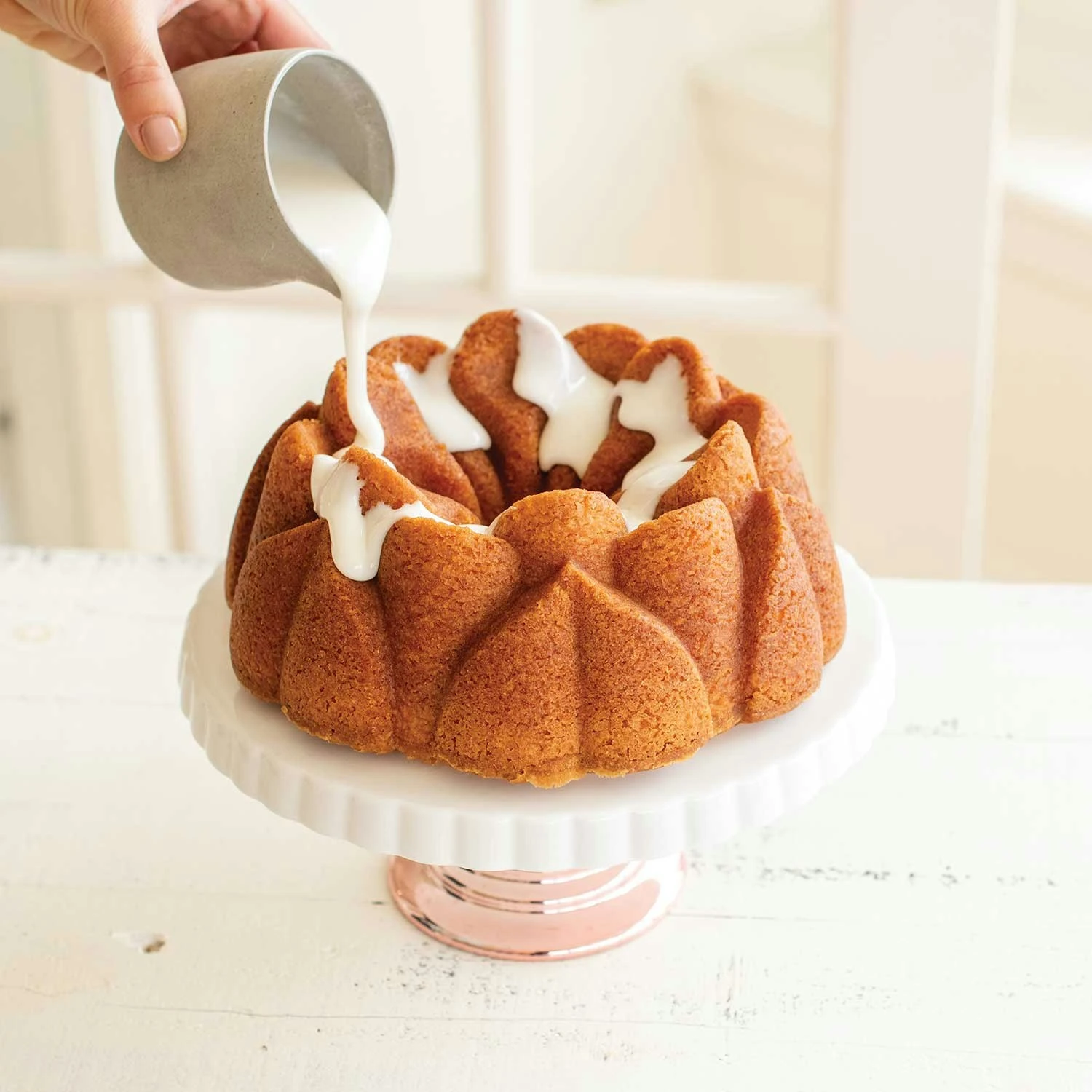 Nordic Ware Magnolia Bundt Pan Ø20 Cm 4 Nordic Ware Magnolia Bundt Pan Ø20 Cm - Afbeelding 4