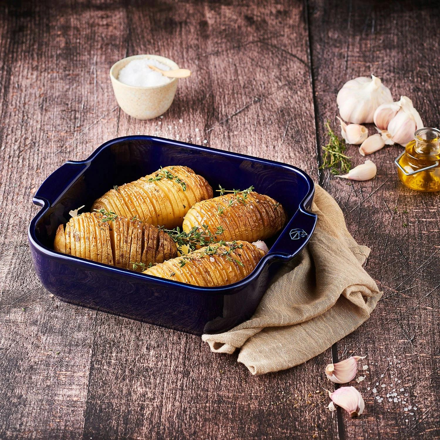 Peugeot Appolia Ovenschaal 21x21 Cm, Blauw 3 Peugeot Appolia Ovenschaal 21x21 Cm, Blauw - Afbeelding 3