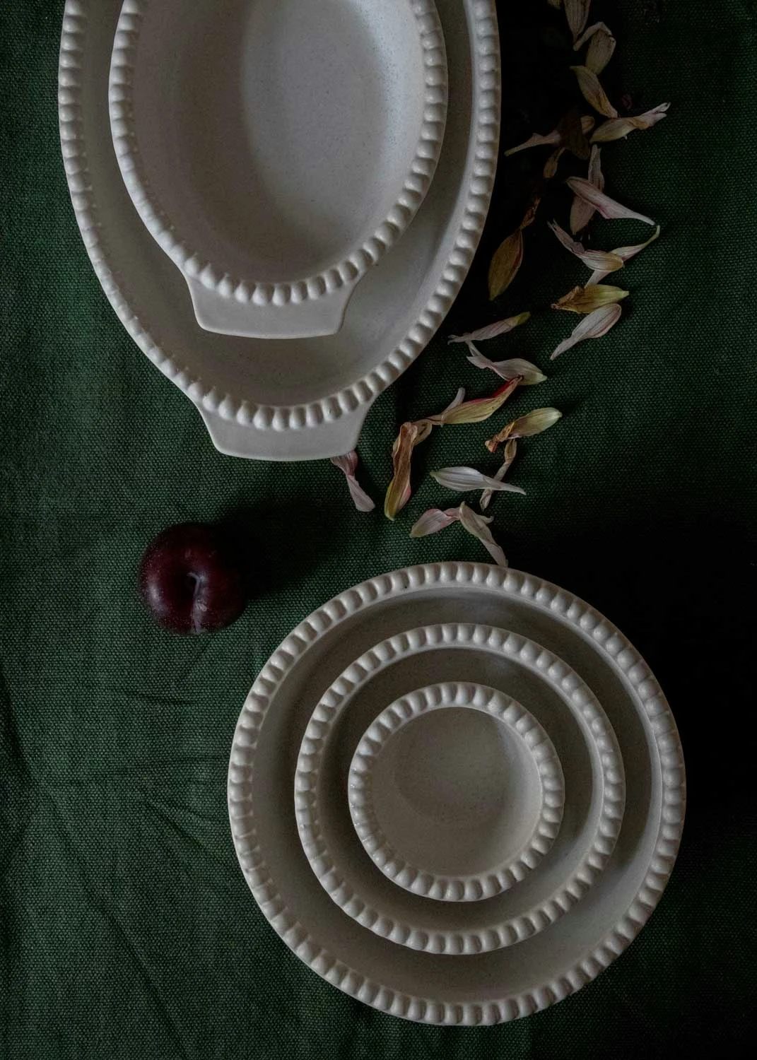 Daria Kom 23 Cm, Cotton White 6 Daria Kom 23 Cm, Cotton White - Afbeelding 6