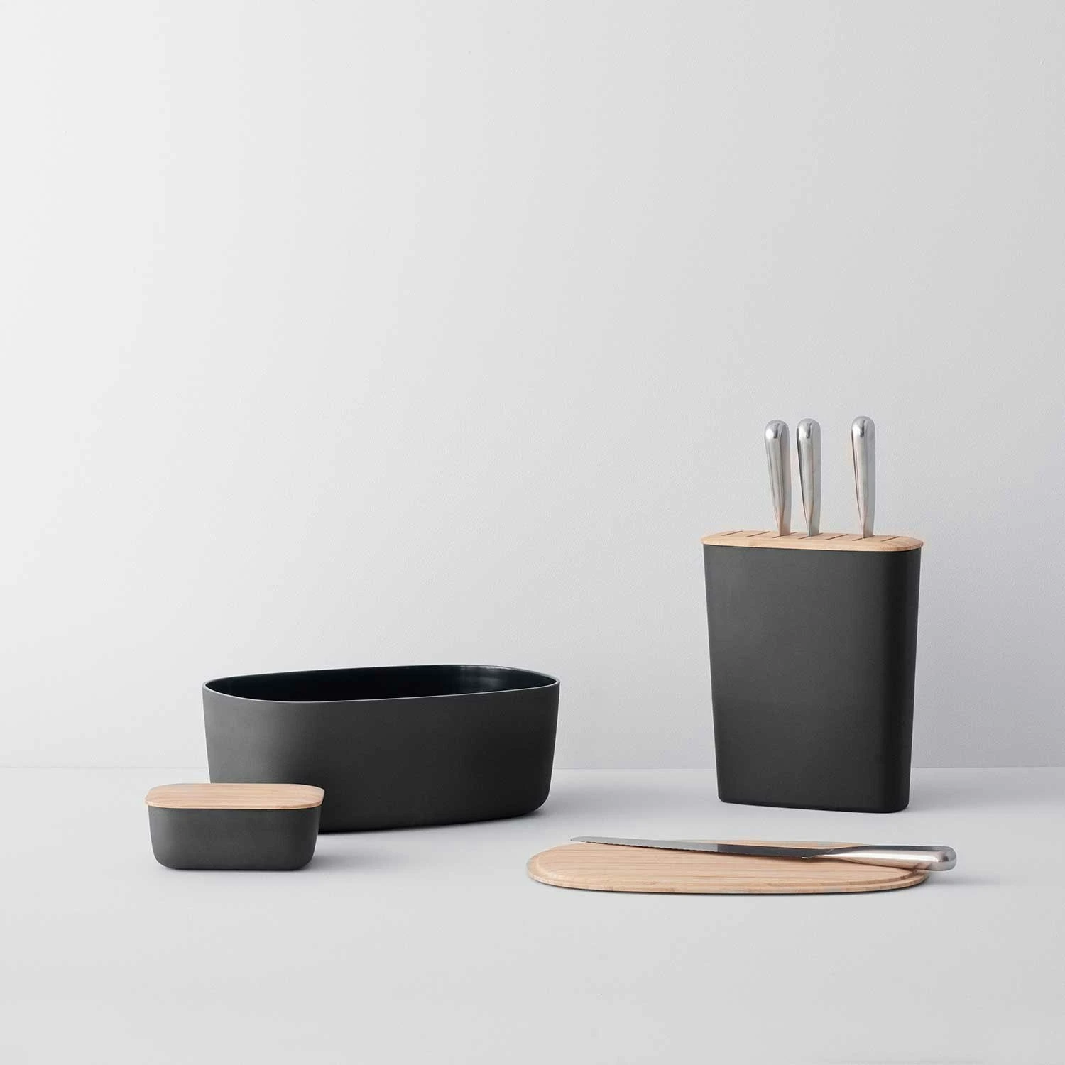 RIG TIG Block-It Knife Block, Black 2 RIG TIG Block-It Knife Block, Black - Afbeelding 2