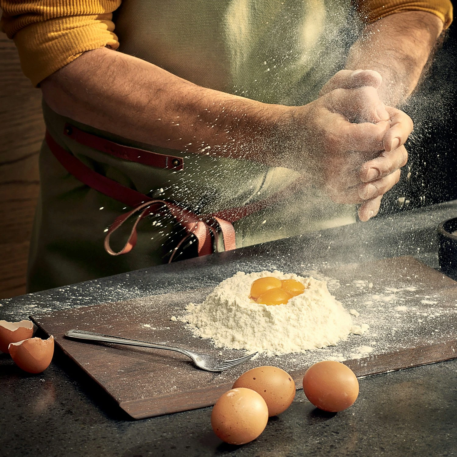 Rå Snijplank Hittebehandeld As, 25x44 Cm 2 Rå Snijplank Hittebehandeld As, 25x44 Cm - Afbeelding 2