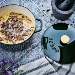 Gietijzeren Pot 4,4 L, Shiny Green -Default Template 4 sabor gietijzeren pot 44 l 8