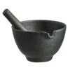 Satake Nabe Mortar With Pestle, Black