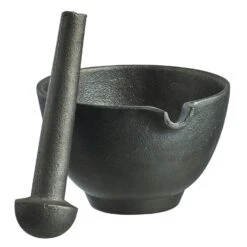 Satake Nabe Mortar With Pestle, Black 7 Satake Nabe Mortar With Pestle, Black -Default Template 4 satake nabe mortar with pestle black 6