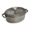Staub Oval Cocotte 29 Cm 4,2 L, Grey