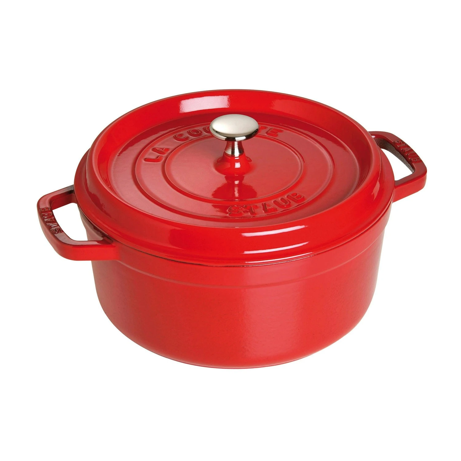Staub Round Cocotte 26 Cm 5,2 L, Red 1 Staub Round Cocotte 26 Cm 5,2 L, Red