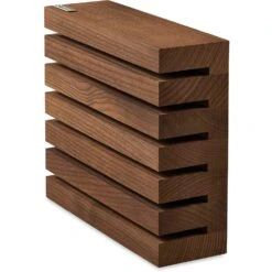 Wüsthof Messenblok 6 Messen -Royal Design wusthof magnetic knife block in thermo treated book 337 10