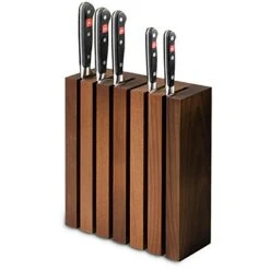 Wüsthof Messenblok 6 Messen -Royal Design wusthof magnetic knife block in thermo treated book 337 12