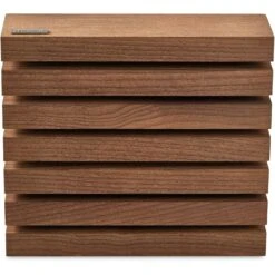 Wüsthof Messenblok 6 Messen -Royal Design wusthof magnetic knife block in thermo treated book 337 9