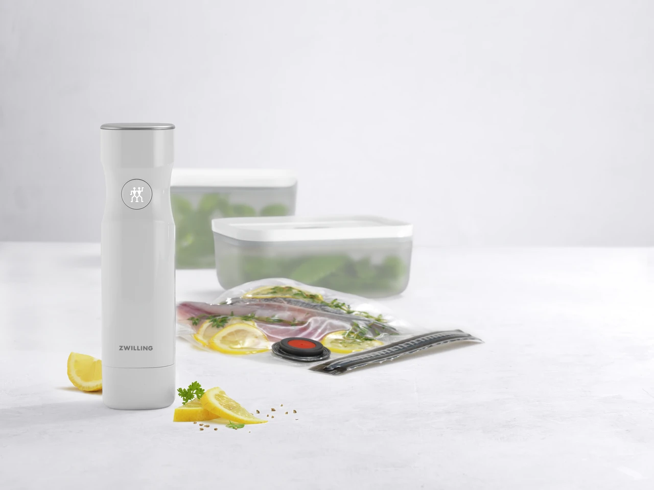 Zwilling Fresh & Save Startpakket Met Vacuümpomp / Tassen / Bakjes Van Plastic, 7 Stuks 5 Zwilling Fresh & Save Startpakket Met Vacuümpomp / Tassen / Bakjes Van Plastic, 7 Stuks - Afbeelding 5